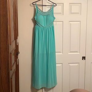 Red Clover Long Formal Dress